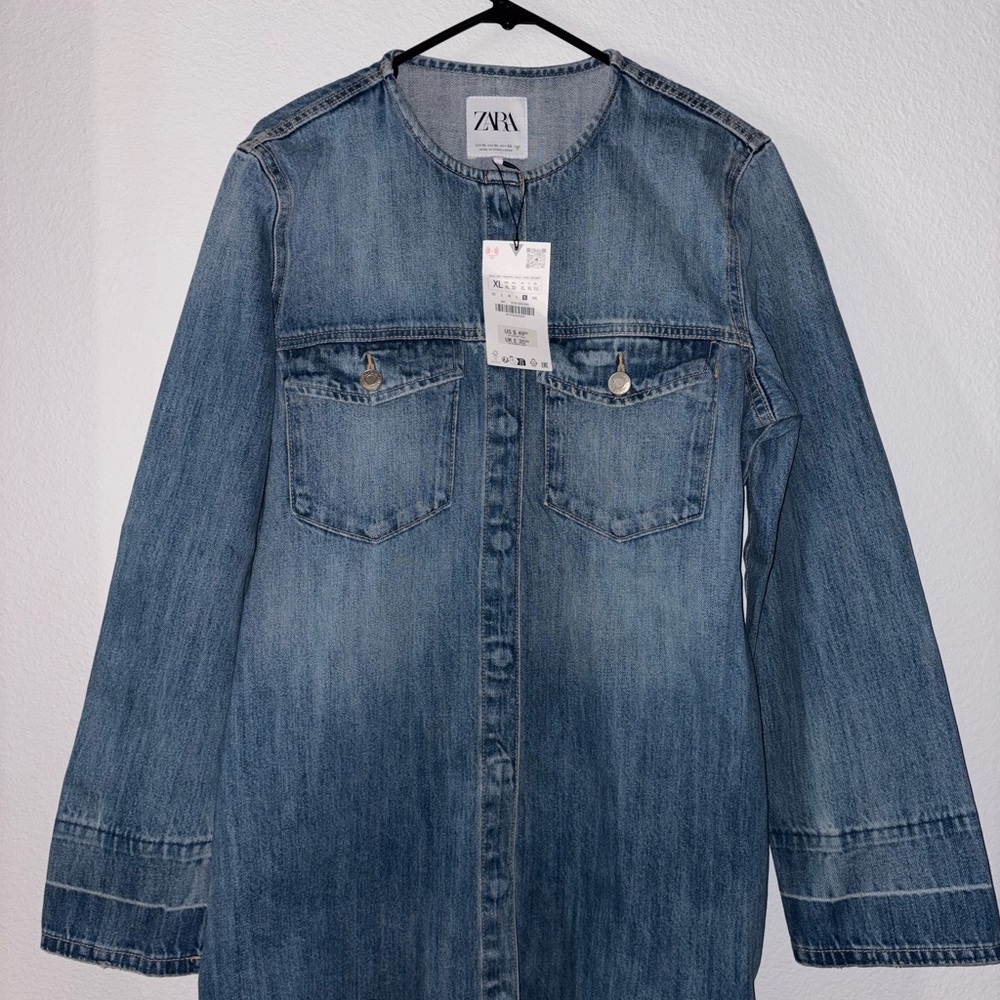 Zara Women's Denim Mini Dress